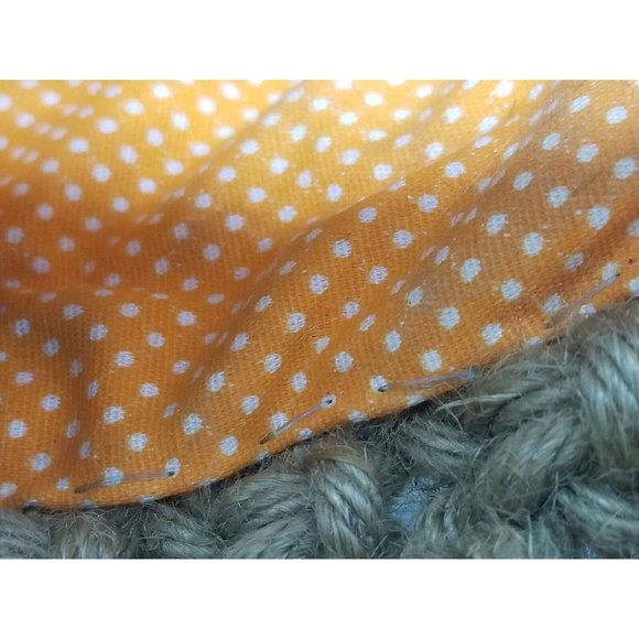 Handmade Macrame Purse Shoulder Bag Fold Over Flap Ceramic Tile Boho Hippie - Picture 6 of 8